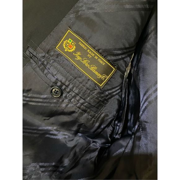 Brooks Brothers Traditional Fit Stretch Wool Two-Button 1818 Navy Blazer, Sz 42 - Picture 7 of 13